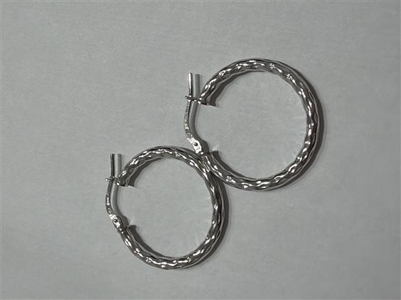 Orecchini Domar Donna Cerchi argento 925 diamantati in Argento ORAR-495-280 - ORAR-495-280